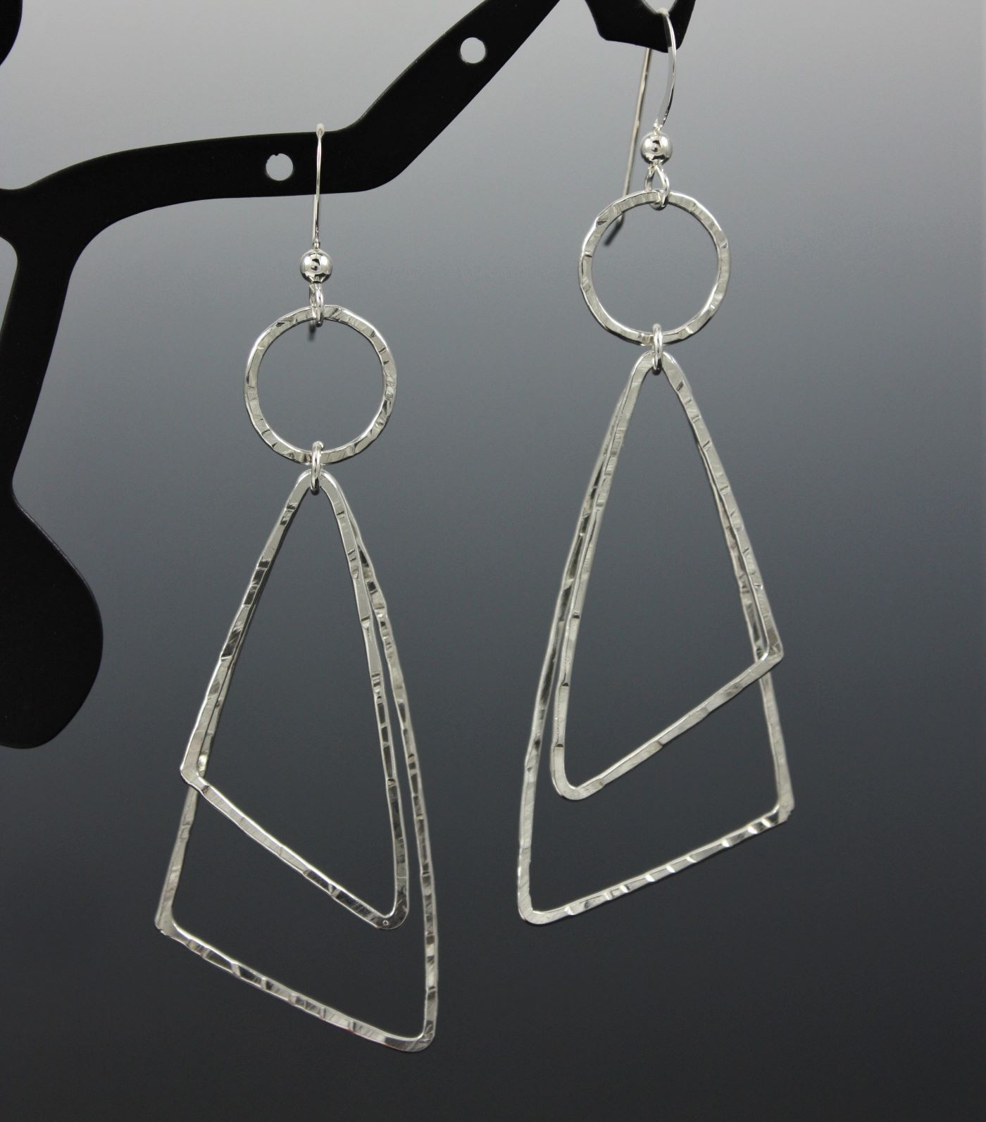 Handmade Made to Order Handforged Sway Sterling Silver Earwires